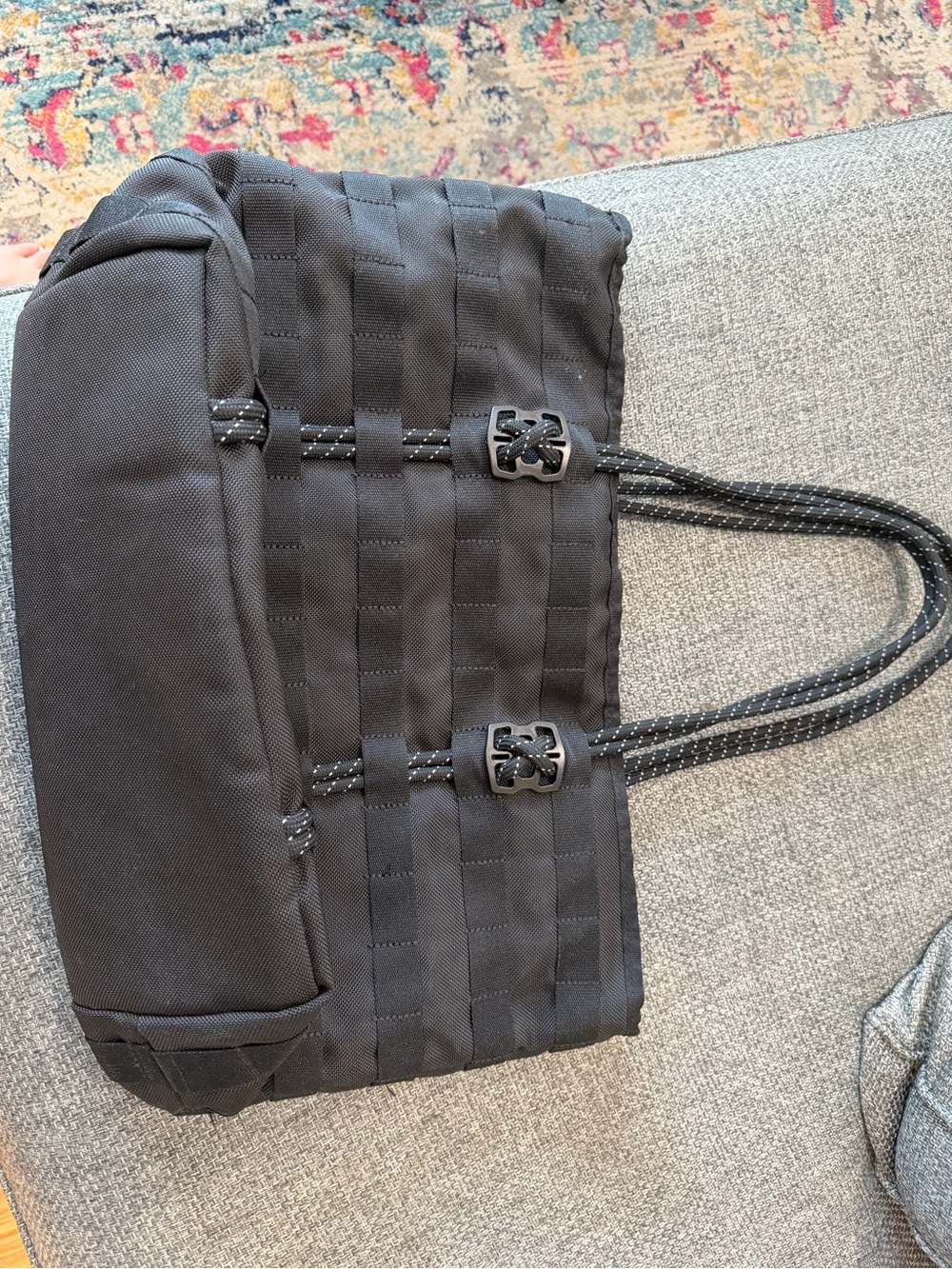 Black Tactical-Style Nike Bag
